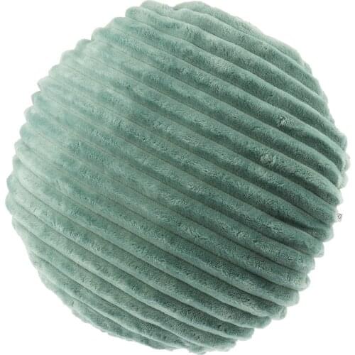 Round Seat Cushion Cover Floor Pillow Replacement Cover Strip Velvet 40cm Dia