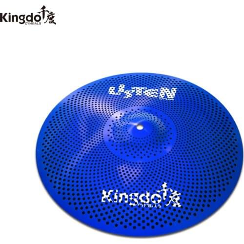 Low sound silent 16"crash low volume cymbal for drum cymbal set