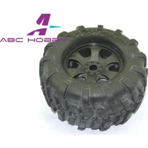 1/8 Truggy RC Car HPI-Racing GT2 Tires and Rim 155x86mm Savage 4.6 5.9 x1Pcs