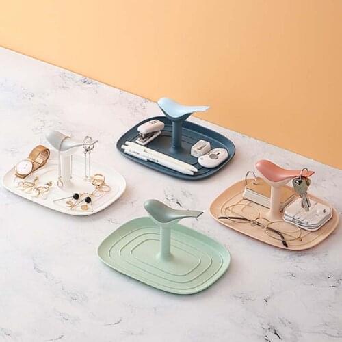 Earrings Necklace Ring Pendant Bracelet Jewelry Cases&Display Stand Tray Bird Storage jewelry Organizer