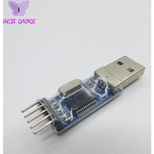 USB to TTL / USB-TTL / STC microcontroller programmer / PL2303 in nine upgrades plate with a transparent cover