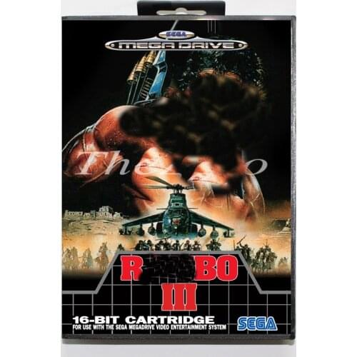Rabo 3 with Box for 16 bit MD Video Game Card for Sega Mega Drive/Genesis