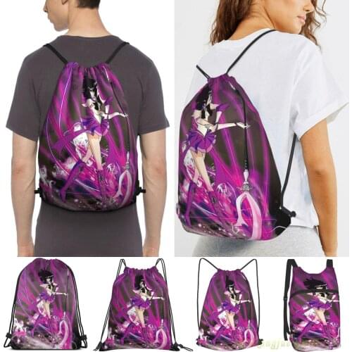 Men Sackpack Strap Bags Fsailor Saturn Women Purpose Drawstring Backpacks Outdoor Travel Backpacks For Gym Training Fitness Bag