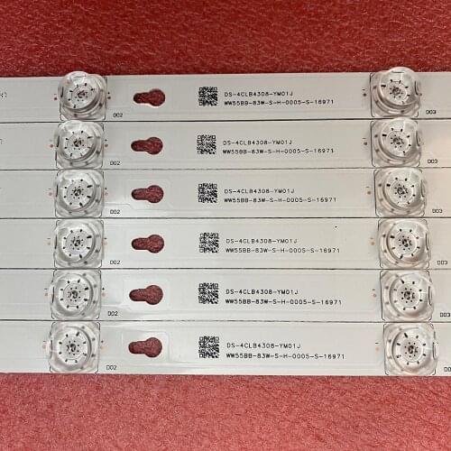 30pcs LED Backlight Strip for Thomson 43UC6306 TCL L43S4900 43S303 43S305 43DP608 D43A810 TOT_43D2900_3X8 OEM43LB06_LED3030F2.1