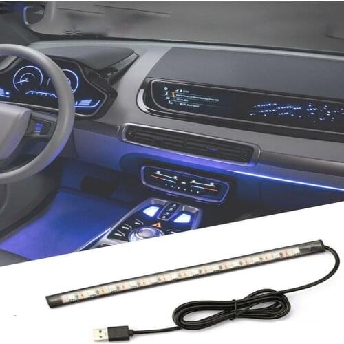 Auto LED Light Strip Disinfection Lamp Waterproof UV Lamp Automotive Lighting Ultraviolet Detector USB Cigarette Lighter 5/12V