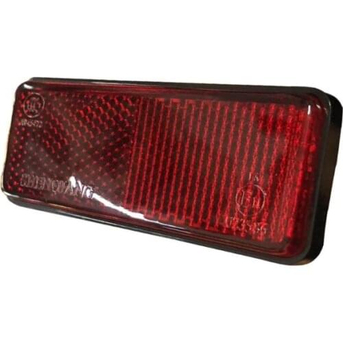 1pc ATV Rear Reflector For ATV Motorcycle Dirt Bike Scooter Quad Red Rectangle Reflective Plate T3EF
