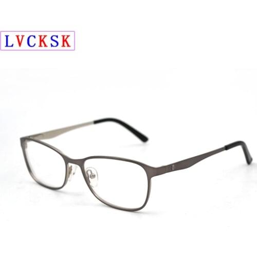 Retro Women Cat Eye transparent Glasses Frame Men Metal Square Eyeglasses frames Clear glass Spectacles Prescription Frame L3