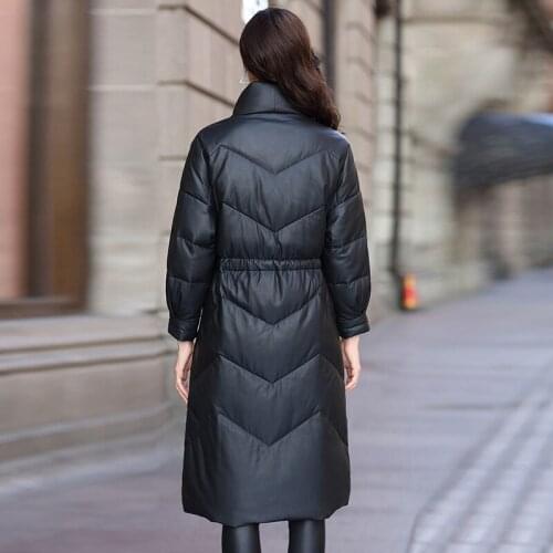 Real Leather Jacket Winter Coat Women Long Down Jacket Women Clothes 2020 Genuine Sheepskin Coat Chaqueta Mujer MY4555