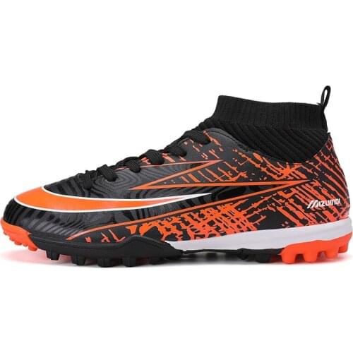 ZHENZU Professional Football Boots Men Kids Boys Soccer Shoes chuteira futebol Eur size 35-45