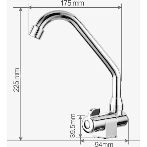 005 Cold Faucet Water Kitchen RV folding 360 Rotation Faucet For Bathroom Deck Caravan RV