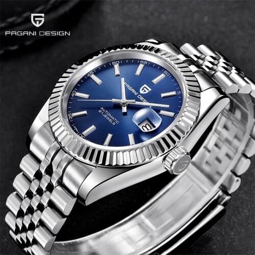 2021 PAGANI Design Classic Fashion Antique Men Automatic Machinery Watch Top Brand Luxury Sport Stainless Steel Waterproof Watch