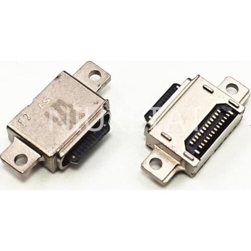 50pcs Micro USB Jack Charging Socket Port Plug Dock Connector For Samsung S8 S9 plus S8plus S9plus Charging tail plug-in parts