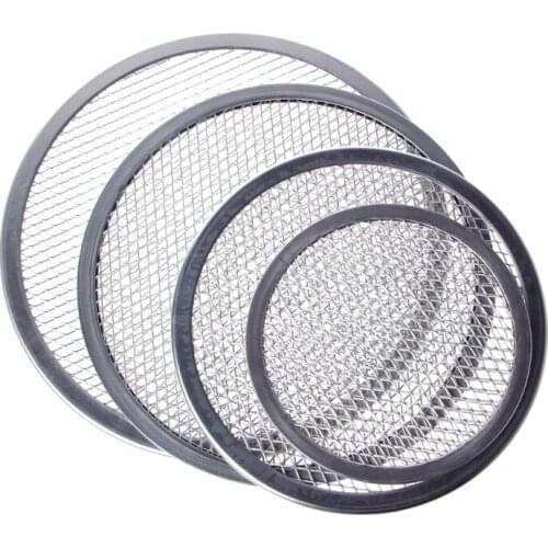 Aluminum Mesh Grill Pizza Screen Round Baking Tray Net Kitchen Tools Ovens Kit