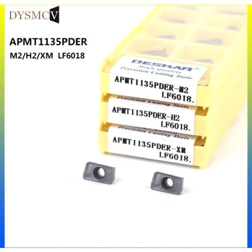 APMT1135PDER-H2 LF6018 APMT1135PDER-M2 LF6018 APMT1135PDER-XM LF6018Bench top CNC milling cutter stainless steel lathe proces