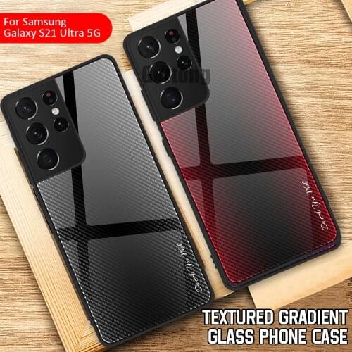 For Samsung Galaxy S21 Ultra S20 FE plus Case Tempered Glass Cover For Samsung Galaxy S21 S20 S10 S9 S8 S10E S20 FE Plus Ultra