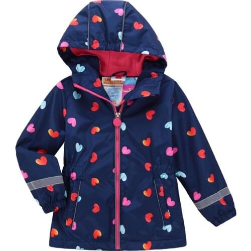 Girls Jacket Warm Waterproof 2020 Spring Autumn Baby Windproof Jackets Girls Coats Child Hooded Children Outerwear For 3-12 T