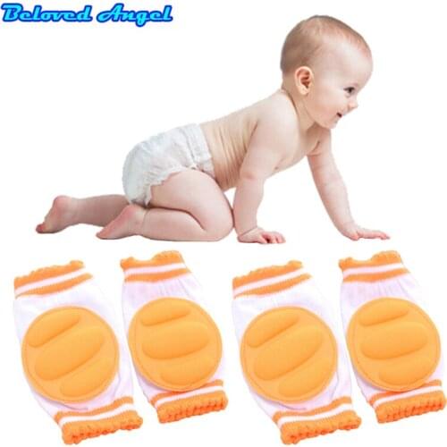Baby Cotton Knee Pads Kids Anti Slip Crawl Necessary Knee Protector Babies Leggings Children Harnesses Leashes Baby Playing Drop