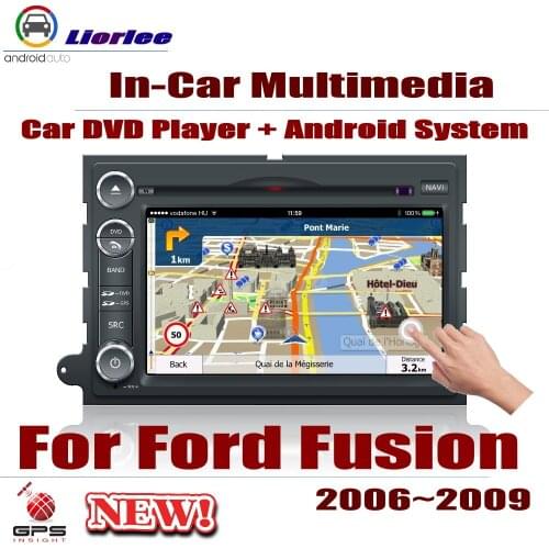 For Ford Fusion 2006-2009 Car Android Player Radio GPS Navigation Displayer System Audio Video In Dash Multimedia Head Unit