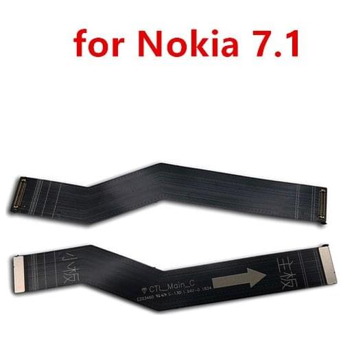 For Nokia 7.1 Mainboard Flex Cable Logic Main Board Motherboard Connect LCD Flex Cable Ribbon Repair Spare Parts
