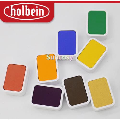 Holbein Shin Gansai 28 color,Soild Watercolor Full pan For Artist Drawing Painting Watercolor,Professional Art Suppplies