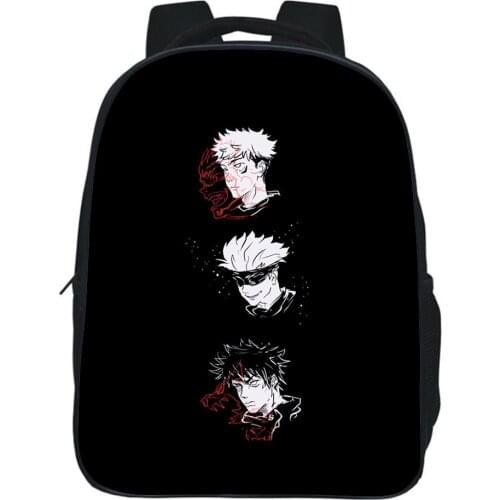 Jujutsu Kaisen Backpack Japan Anime Cartoon Pattern Teenager Student Bookbag Boy Girl Travel Satchel