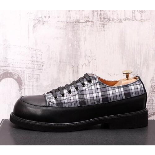 Men High quality Leather Sneakers Casual Hip Hop Thick Bottom Platform Shoes Ankle Zapatillas Hombre