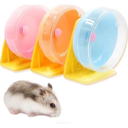 Household Small Pet Hamster Running Wheel with Stand Running Jogging Plastic Toy 896B