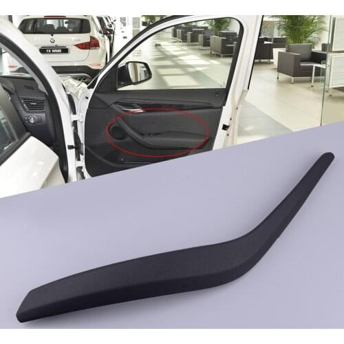 Black Interior Right Side Door Handle Panel Trim Cover Fit For BMW X1 E84 2010 2011 2012 2013 2014 2015 2016