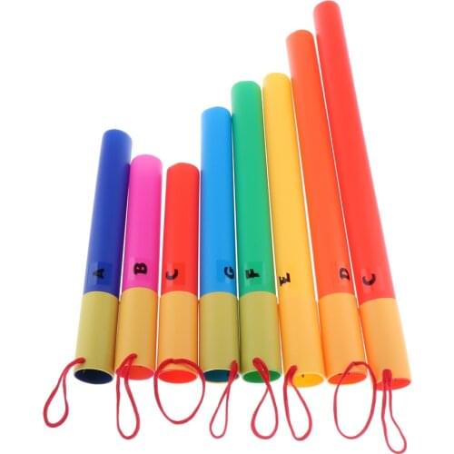 Tuned Percussion Tube Scale Set 8 Notes For Orff Music Teaching Baby Kids