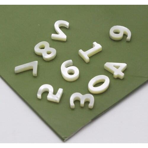 Natural Sea Water Shell Beads White Pearl Shell Figures DIY Handmade Clavicle Chain Bracelet Earrings Shell Jewelry Accessories