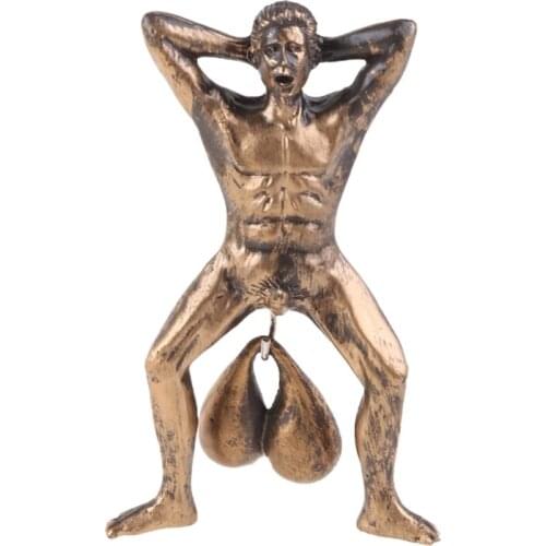 2021 New Funny Old Man with Special Door Knocker Pendant Figure Model Doorbell Decoration