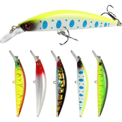 5 Color Submerged Minnow 10.5cm / 25g Luya Bait Perch Bass Lore Bionic Fake Fishing Tackle Fishing Lures Fishing