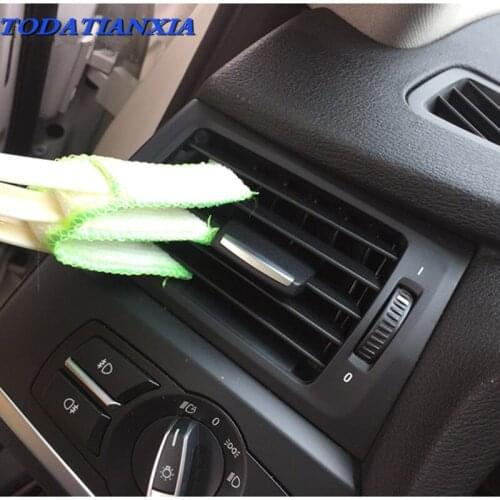 Car Air Outlet Vent Brush Interior Accessories FOR subaru forester honda fit mitsubishi lancer 9 kia sorento nissan x-trail t32
