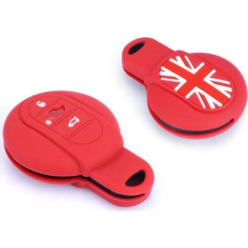 Silicone Key Case Key Sets Cover For Mini Cooper 2014 2015 F55 F56 Mini