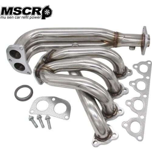 MSCRP STAINLESS STEEL PIPING HEADER MANIFOLD EXHAUST FOR Honda CIVIC EG EF EK EM 88-00 MSCRP-YX01556