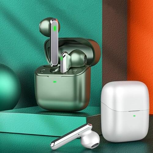 Earphones Bluetooth 5.0 J58 TWS Wireless Headphones HD Call HIFI Sound Bass Auto Matching Mini Earbuds With Charging Cable Box