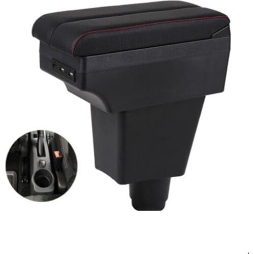 For Renault Logan 2 Armrest Box Logan 2 Universal Car Central Armrest Storage Box modification accessories