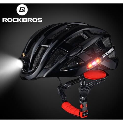 Rockbros Waterproof Light Bicycle Cycling Helmet Intergrally-molded Mountain Road MTB Bike Helmet Men Women Adjustable 49-59cm