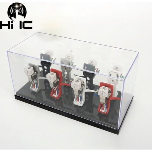 Turntable LP Vinyl Record Stylus Needle Album Storage Display Box Dustproof Cabinet For Turntable Magnetic Cartridge Rekord Box