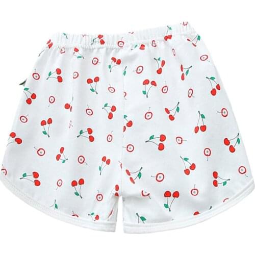 2-8Y Boys Cotton Shorts Kids Shorts Candy Color Girls Children Summer Beach Loose Shorts Casual Pants Comfortable Baby Clothing