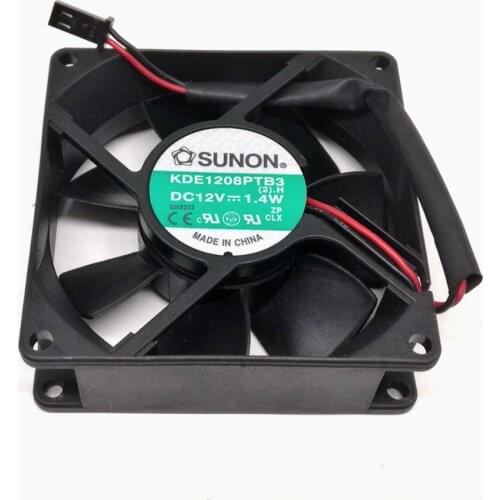 10pcs/LOT For 80mm KDE1208PTB3 Double Ball Mute Fan 8025 12V Computer Cabinet Power cooling Fan