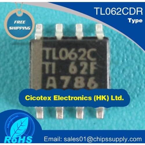 10pcs/lot TL062CDR 060 SOP-8 IC OPAMP JFET 1MHZ 8SOIC