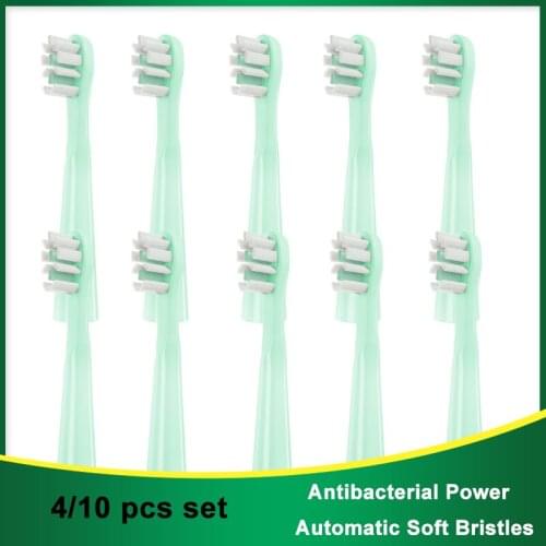 2021 Replacement 10 pcs Saky E1P Electric Toothbrush Cleaning Brush Head Sterilization/Health/Clean Dental Smart Brush Head