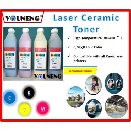 800 degree high temperature color ceramic toner powder Compatible For Ricoh and Xerox model