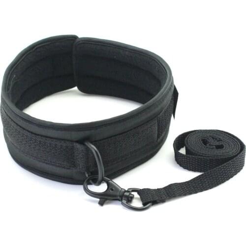 Satin bondage restraint collar and leash for wowen,super soft bondage sex collar,fun flirting sex toys for couples sex game