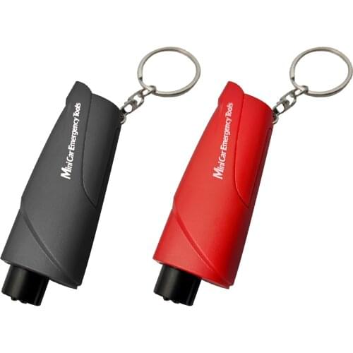 Car Safety Hammer Hanging Accessories Ornaments Decoration Key Chain Knife Life Saving Seat Belt Cutter Break Window Glass