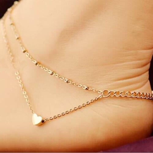 Fashion Multi-layer Anklet Adjustable Anklet Female Elephant Sun Pendant Rope Chain Beach Summer Ankle Bracelet Jewelry