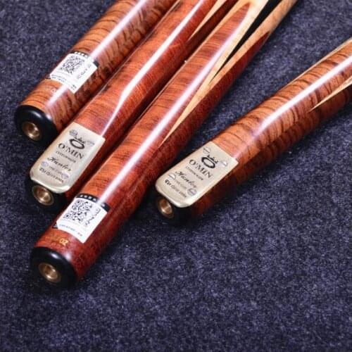 O'MIN HUNTER One Piece Snooker Cue Kit with Aluminum Alloy Case with Telescopic Extension Top Luxury Professional Snooker Stick