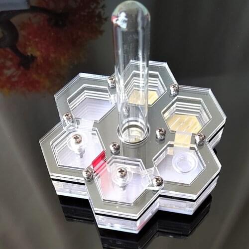 Black Acrylic Ant Workshop Honeycomb Insert Version With Moisturizing Water Tower Ant Workshop Unlimited Connection Nest