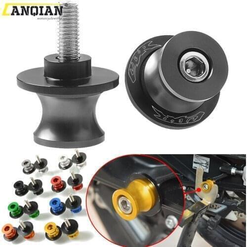 For Honda CBR1100XX CBR 1100 XX BLACKBIRD 1997-2007 2006 2005 2004 8MM Motorcycle Aluminum Swingarm Spools Slider Stand Screws